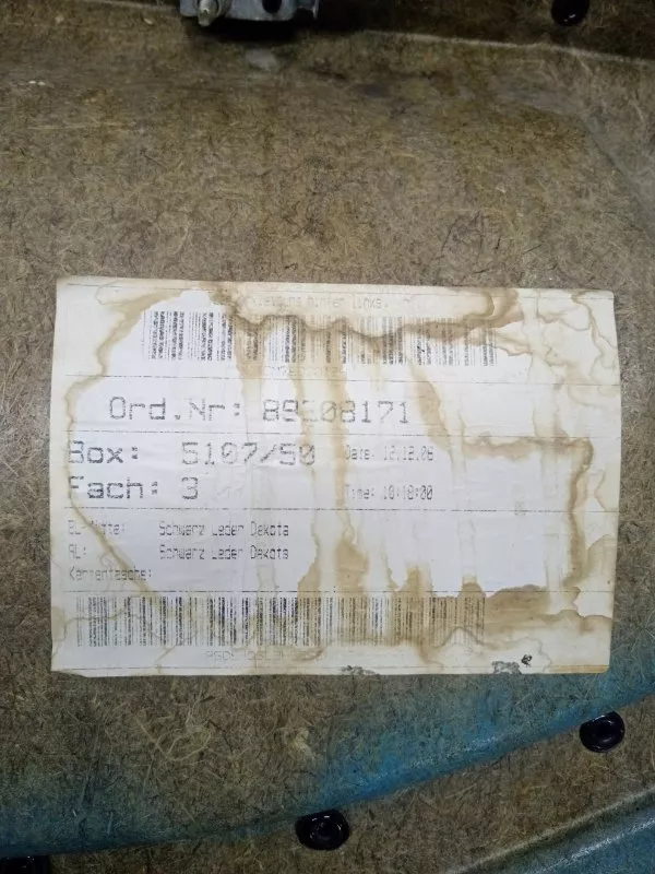 Обшивка двери BMW 5-Series 2006 51427078879 E60, задняя левая