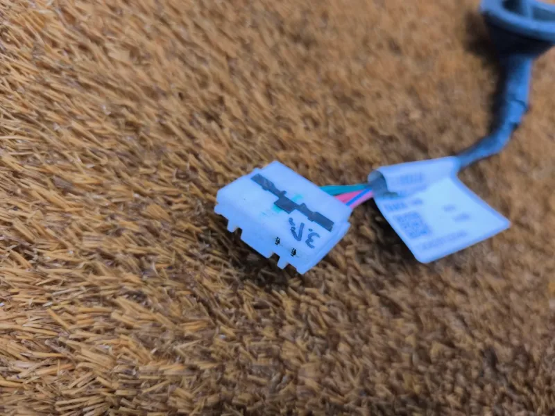 Проводка датчика ABS