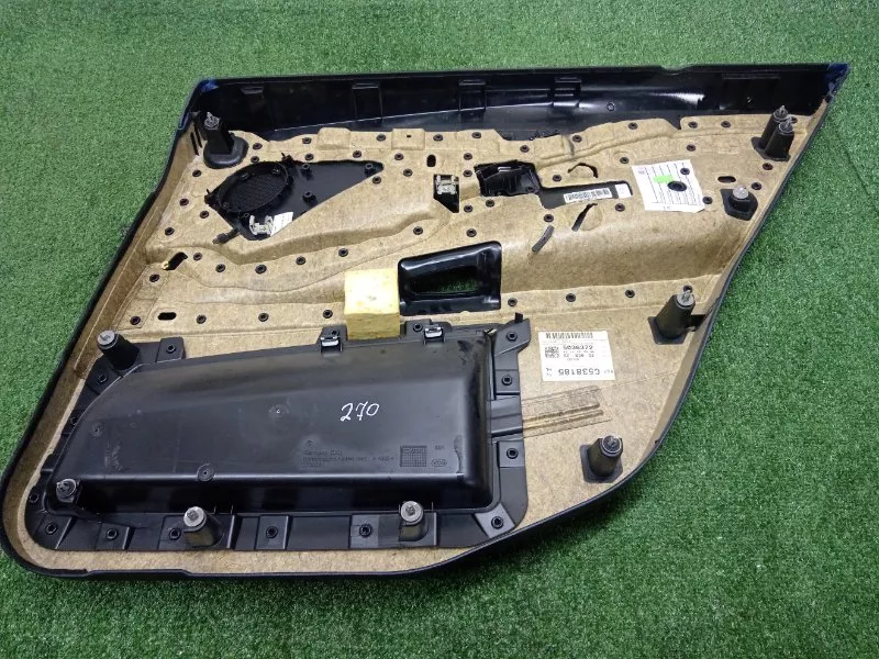 Обшивка двери BMW 5-Series 2010 51427261017 F07, задняя левая