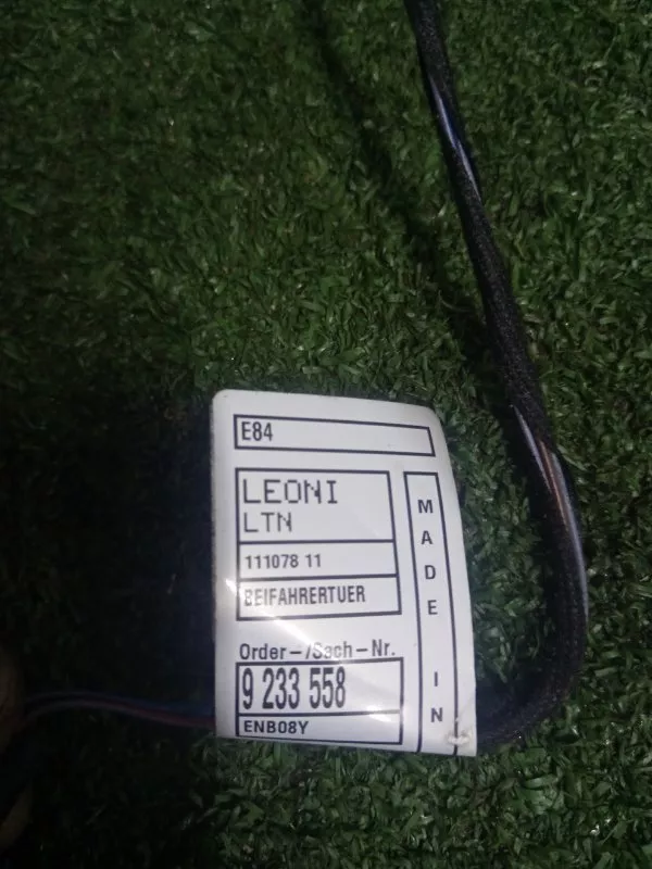 Проводка двери BMW X1 2011 61129269956 E84 N47D20C 75397700, передняя правая