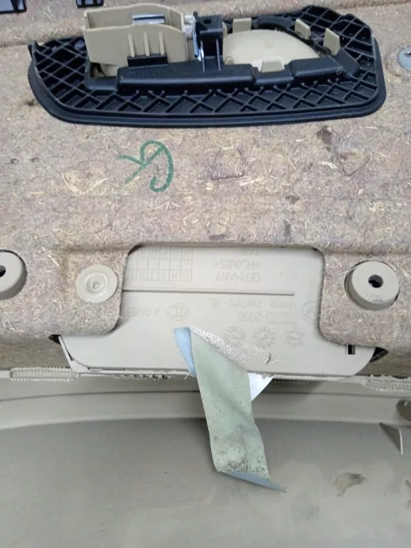 Обшивка двери BMW 3-Series 2008 51419154154 E90, передняя правая