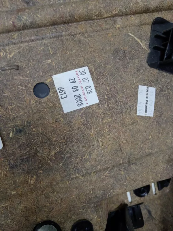 Обшивка двери BMW 3-Series 2008 51429152359 E90, передняя левая