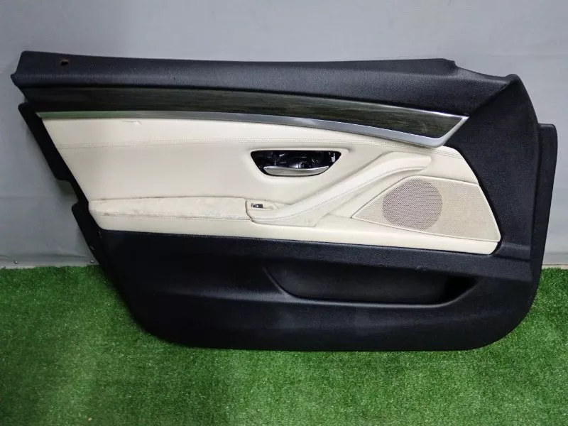 Обшивка двери BMW 5-Series 2010 51417273053 F10, передняя левая