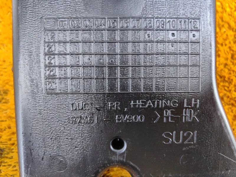 Воздуховод печки