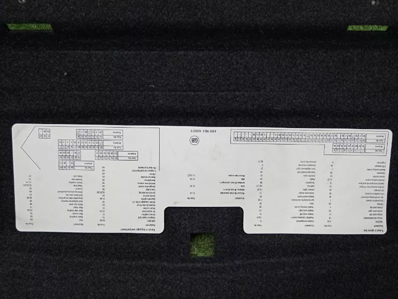 Обшивка крышки багажника BMW 5-Series 2004 51497034263 E60