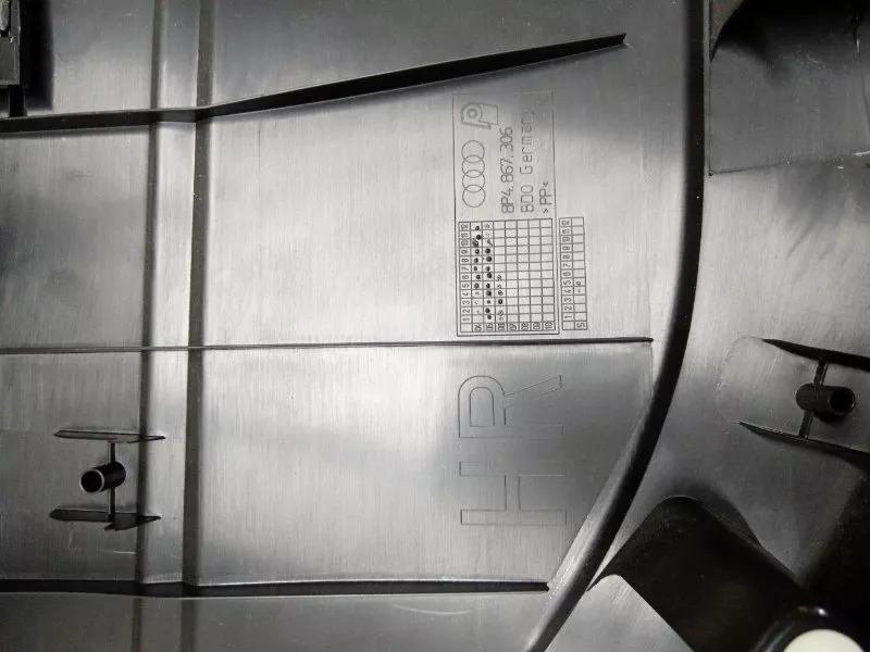 Обшивка двери Audi A3 2006 8P4867304PWFA 8P, задняя правая