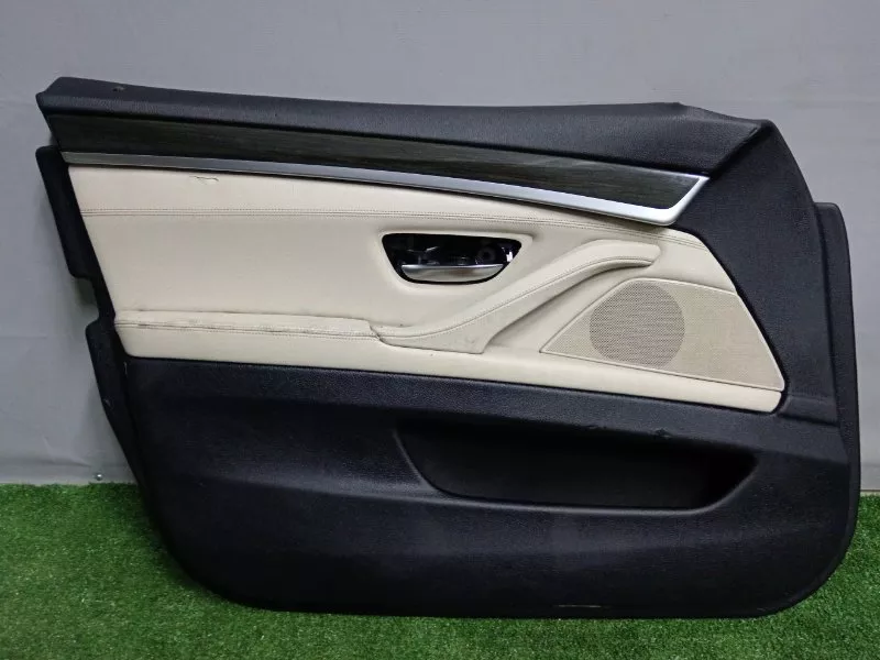 Обшивка двери BMW 5-Series 2010 51417273053 F10, передняя левая