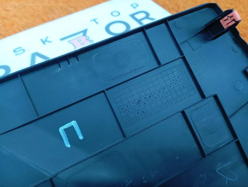 Накладка консоли