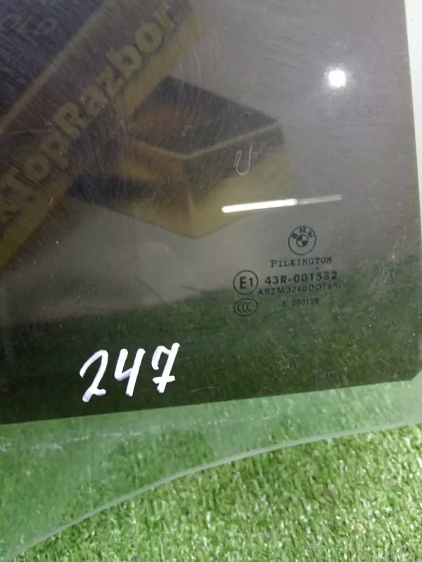 Стекло двери BMW 3-Series 2007 51347119978 E90, заднее правое