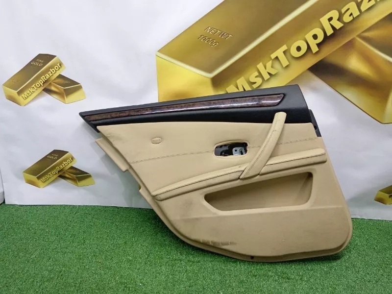 Обшивка двери BMW 5-Series 2007 51426984363 E60/E61, задняя левая