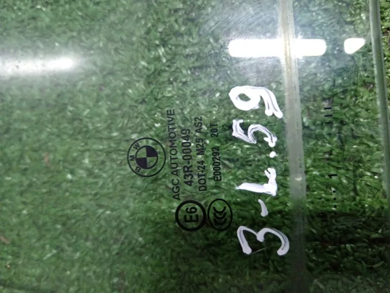 Стекло двери BMW 5-Series 2011 51357182125 F10, заднее левое