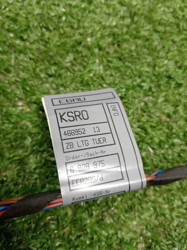 Проводка двери BMW 6-Series 2005 61126973897 E63/E64, передняя левая