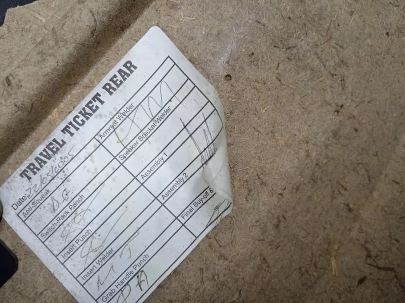 Обшивка двери BMW 3-Series 2005 51429152381 E90, задняя левая