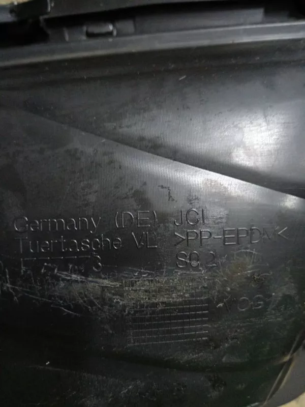 Обшивка двери BMW 5-Series 2010 51417273053 F10, передняя левая