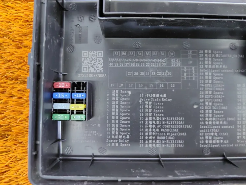 Крышка блока предохранителей