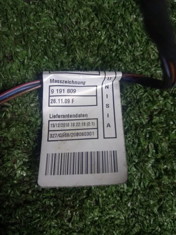 Проводка двери BMW X1 2011 61129269956 E84 N47D20C 75397700, передняя правая