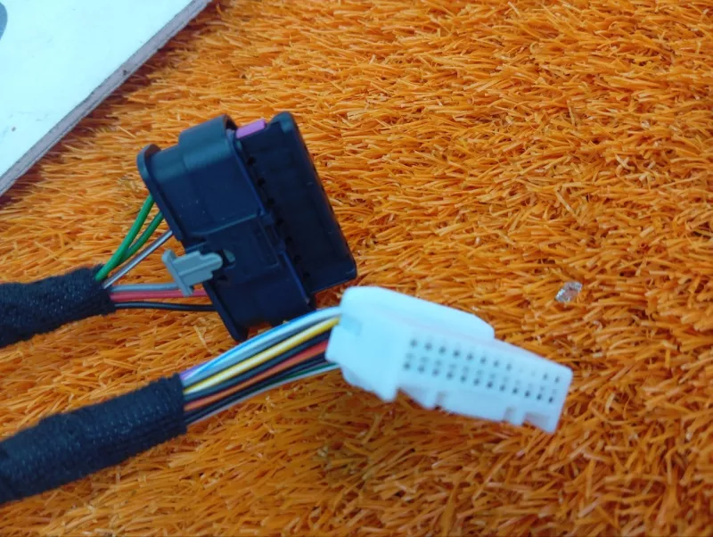 Проводка центральной консоли