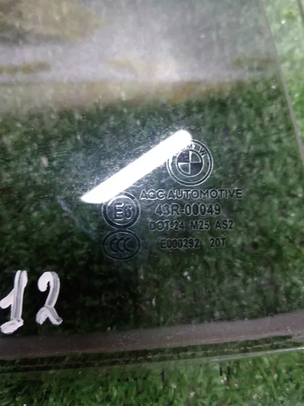 Стекло двери BMW 5-Series 2011 51357182118 F10, заднее правое