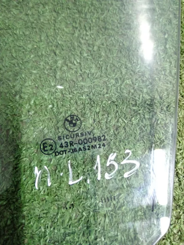 Стекло двери BMW 7-Series 2001 51328163843 E38, переднее левое