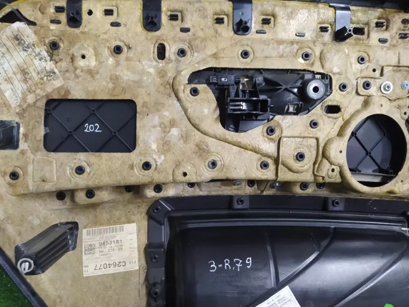 Обшивка двери BMW 5-Series 2009 51427273290 F10/F11, задняя правая