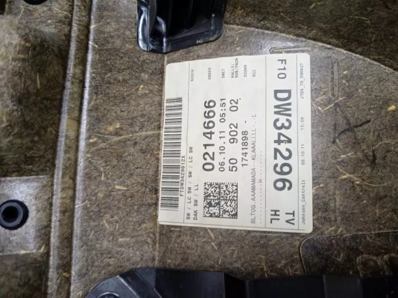 Обшивка двери BMW 5-Series 2011 1427273279 F10, задняя левая