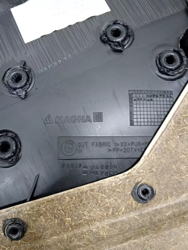 Обшивка двери BMW 3-Series 1998 51428224537 E46, задняя левая