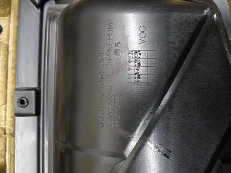 Обшивка двери BMW 5-Series 2012 1427273279 F10, задняя левая