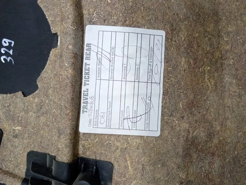 Обшивка двери BMW 3-Series 2008 51429152381 E90, задняя левая