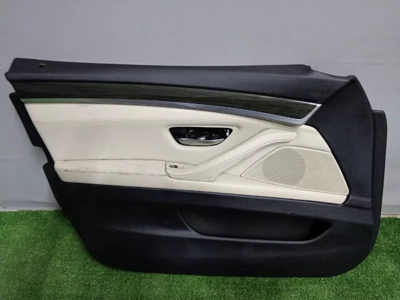Обшивка двери BMW 5-Series 2010 51417273053 F10, передняя левая