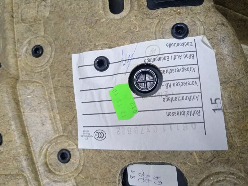 Обшивка двери BMW 5-Series 2010 51427261017 F07, задняя левая