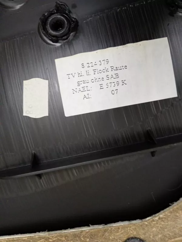 Обшивка двери BMW 3-Series 1998 51428224537 E46, задняя левая